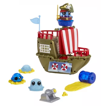 MGA Entertainment DohKins pirátska loď herná sada, modelovacia hmota herná sada, viacfarebná, dieťa, chlapec/dievča, 3 rok(y), 99 rok(y)
