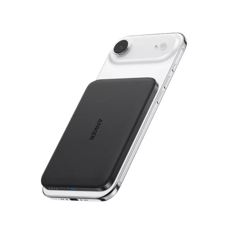 ANKER Nano Magnetic Wireless Power Bank 5000mah 15w čierna