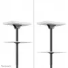 Stropný držiak Neomounts CL35-440BL16XL max 50 kg 37-70 palcov