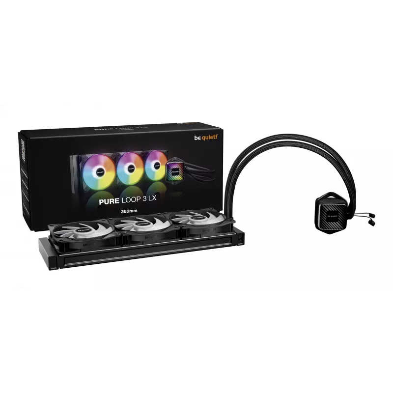 be quiet! PURE LOOP 3 LX Procesorový all-in-one kvapalinový chladič 12 cm čierny 1 ks