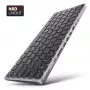 Axagon HMC-KB-NRD, USB 5Gbps hub s klávesnicou, HDMI 4K/60Hz, 3x USB-A, SD/mSD, Audio, PD100, severské rozloženie
