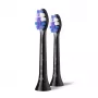 Philips Sensitive HX6052/88 2 ks v balení hlavice kefky, 2 ks, čierna, 3 mesiace, extra jemné, Philips, Philips Sonicare