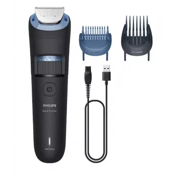 Zastrihávač brady Philips BT3665/15 s celokovovými čepeľami, 0,5–20 mm, 40 stupňov, bezdrôtový, čierna