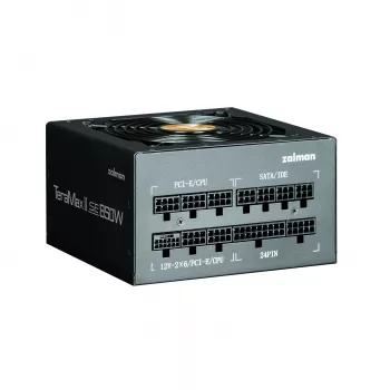 Napájací zdroj Zalman TeramaxII SE 850 W ATX 18+10 Pin, 80 PLUS Gold, 120 mm ventilátor, čierny