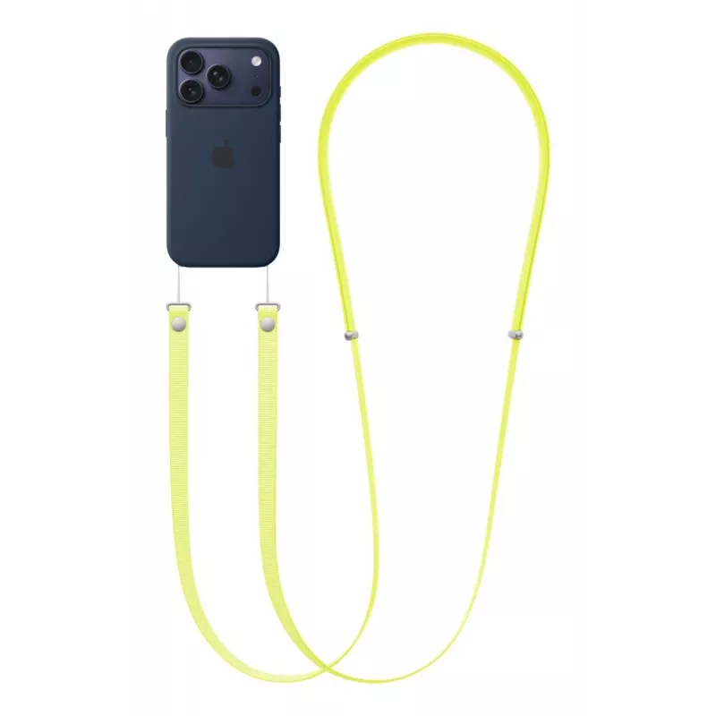 Popruh cez telo Apple Crossbody Strap neónovo žltá 2,08 m rPET nehrdzavejúca oceľ