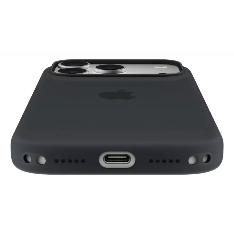 Apple silikónové puzdro s MagSafe iPhone 17 Pro čierna
