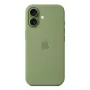 Silikónové puzdro Apple iPhone 17 MagSafe Light Moss Cover zelená