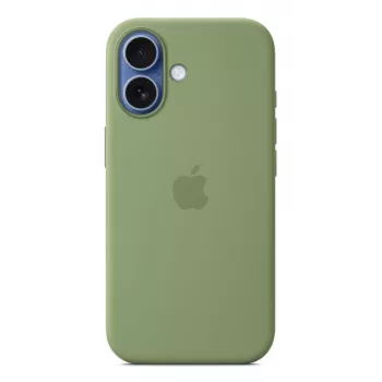 Silikónové puzdro Apple iPhone 17 MagSafe Light Moss Cover zelená
