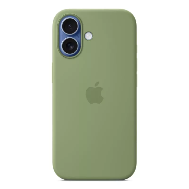 Silikónové puzdro Apple iPhone 17 MagSafe Light Moss Cover zelená