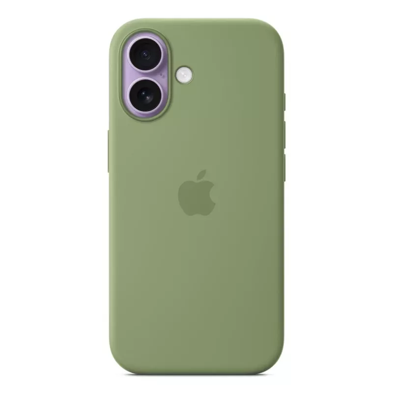 Silikónové puzdro Apple iPhone 17 MagSafe Light Moss Cover zelená