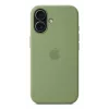 Silikónové puzdro Apple iPhone 17 MagSafe Light Moss Cover zelená