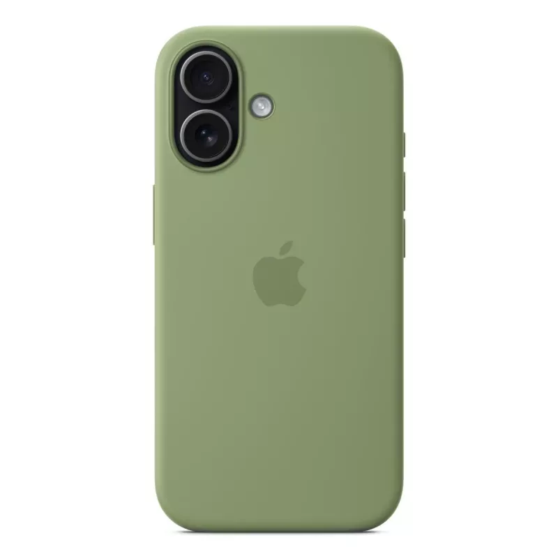 Silikónové puzdro Apple iPhone 17 MagSafe Light Moss Cover zelená
