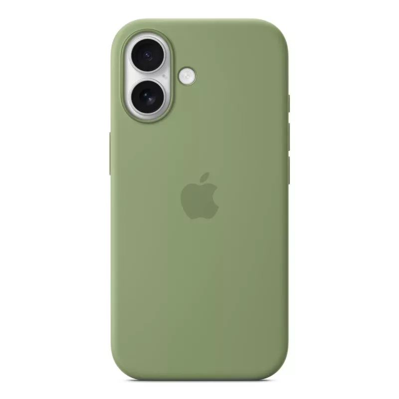 Silikónové puzdro Apple iPhone 17 MagSafe Light Moss Cover zelená