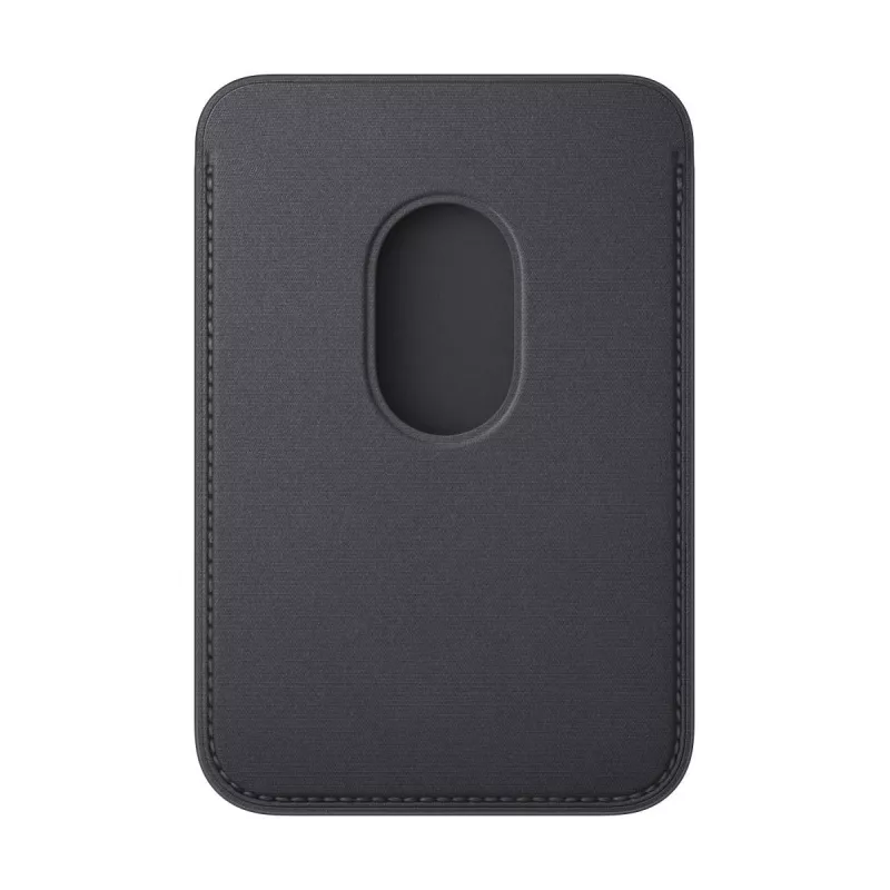 Držiak na karty Apple iPhone FineWoven Wallet s MagSafe čierny Microtwill