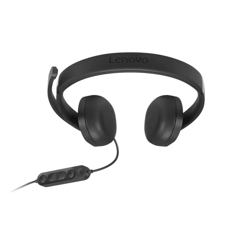 Lenovo VoIP headset 5000 káblový head-band kancelária/call centrum USB Type-C čierny
