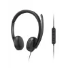Lenovo VoIP headset 5000 káblový head-band kancelária/call centrum USB Type-C čierny
