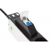 DIGITUS DN-95439 hliníkový 19-palcový 1U PDU do racku, 7x zásuvka Schuko, istič, 16 A, 4000 W, 230 V, 50/60 Hz, kábel 1,8 m