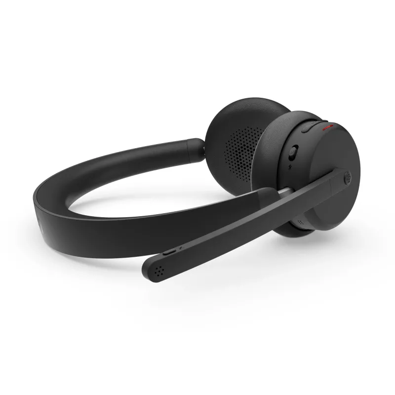Lenovo 6550 headset bezdrôtový s hlavovým mostom kancelária/call centrum USB Type-C Bluetooth čierny