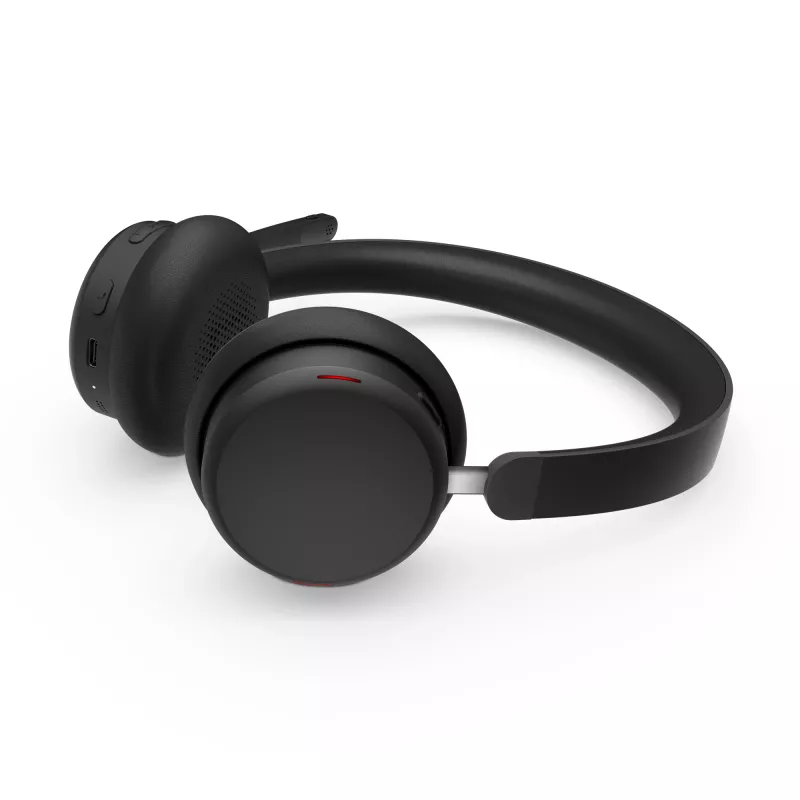 Lenovo 6550 headset bezdrôtový s hlavovým mostom kancelária/call centrum USB Type-C Bluetooth čierny