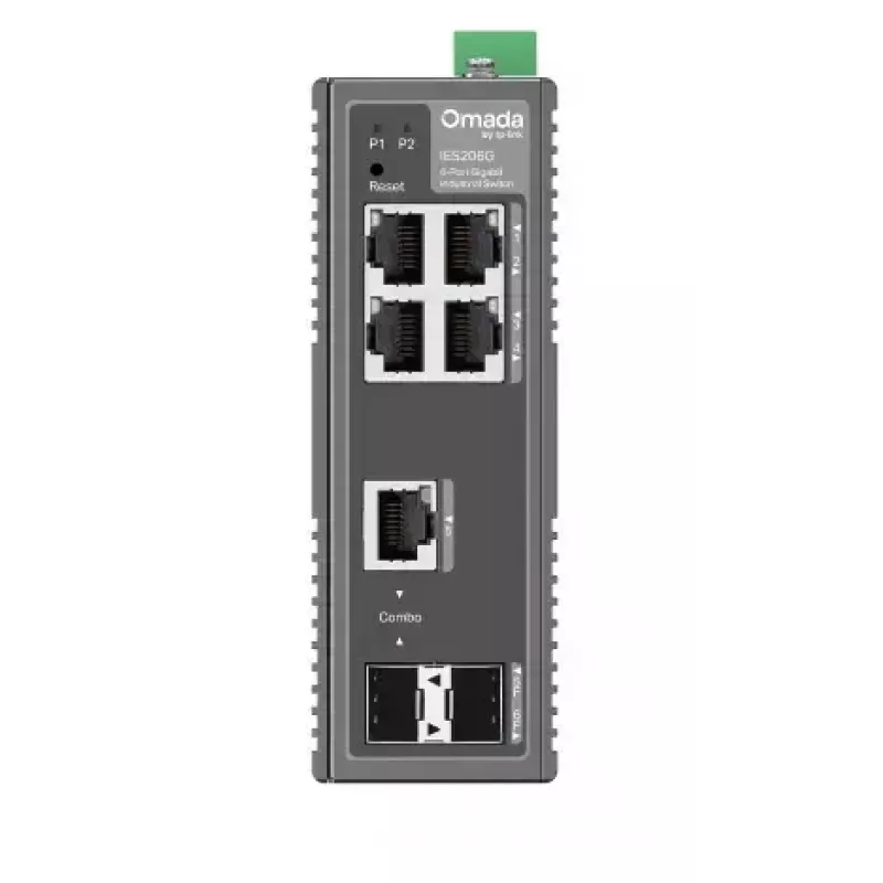 TP-Link Omada IES206G sieťový switch Managed Gigabit Ethernet (10/100/1000) čierny