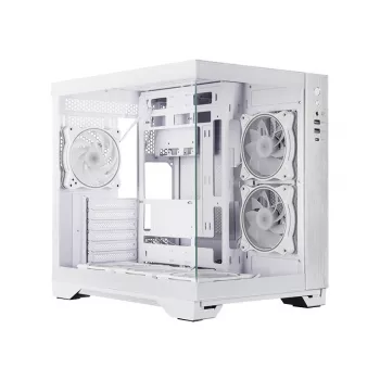Počítačová skriňa Chieftec GM-30W-TG-OP Cube biela