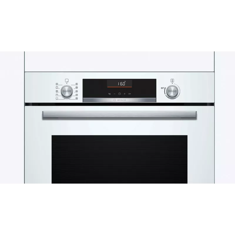 Vstavaná elektrická rúra Bosch Serie 6 HBG536EW4 — 71 L, 3400 W, biela, EasyClean, 10 automatických programov