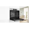 Vstavaná elektrická rúra Bosch Serie 6 HBG536EW4 — 71 L, 3400 W, biela, EasyClean, 10 automatických programov