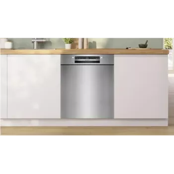 Vstavaná umývačka riadu Bosch SMU2HVS06E — 60 cm plne integrovaná, 14 súprav riadu, 5 programov, sušenie výmenníkom tepla