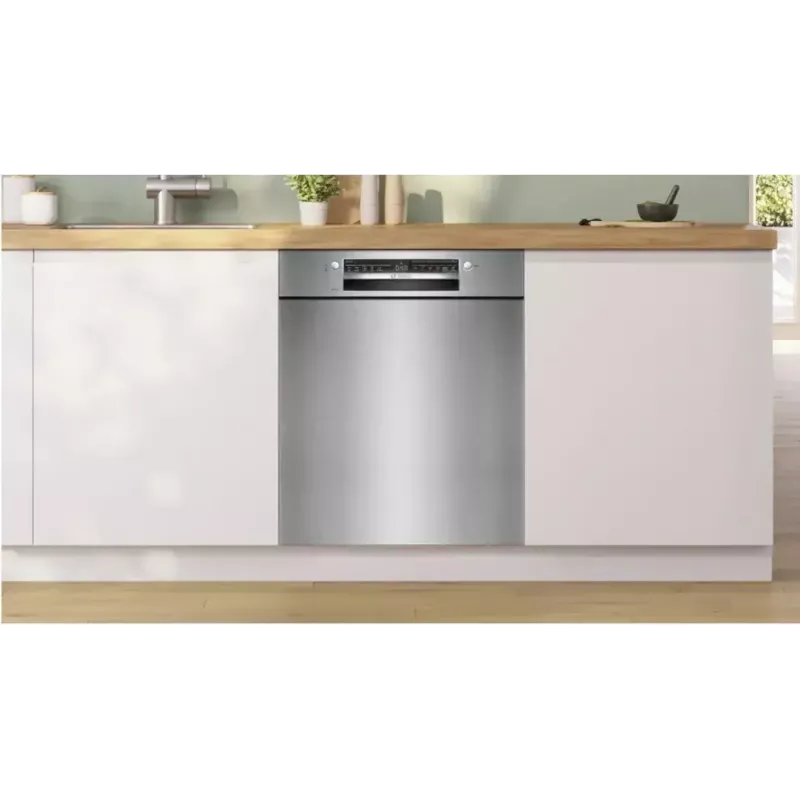 Vstavaná umývačka riadu Bosch SMU2HVS06E — 60 cm plne integrovaná, 14 súprav riadu, 5 programov, sušenie výmenníkom tepla
