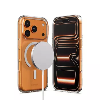 Crong Clear MAG kryt puzdro s MagSafe pre iPhone 17 Pro transparentný CRGCLRMIP1763PTRS