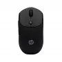 HP 400 Quiet čierna bezdrôtová myš, pre pravákov aj ľavákov, RF Wireless + Bluetooth, 6000 DPI, čierna