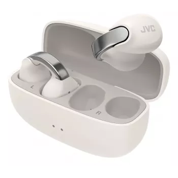 JVC HA-NP1T headset True Wireless Stereo (TWS) Ear-Clip-On hovory/hudba USB Type-C Bluetooth strieborná, biela