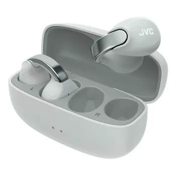 JVC HA-NP1T headset True Wireless Stereo (TWS) Ear-Clip-On hovory/hudba USB Type-C Bluetooth sivá, strieborná