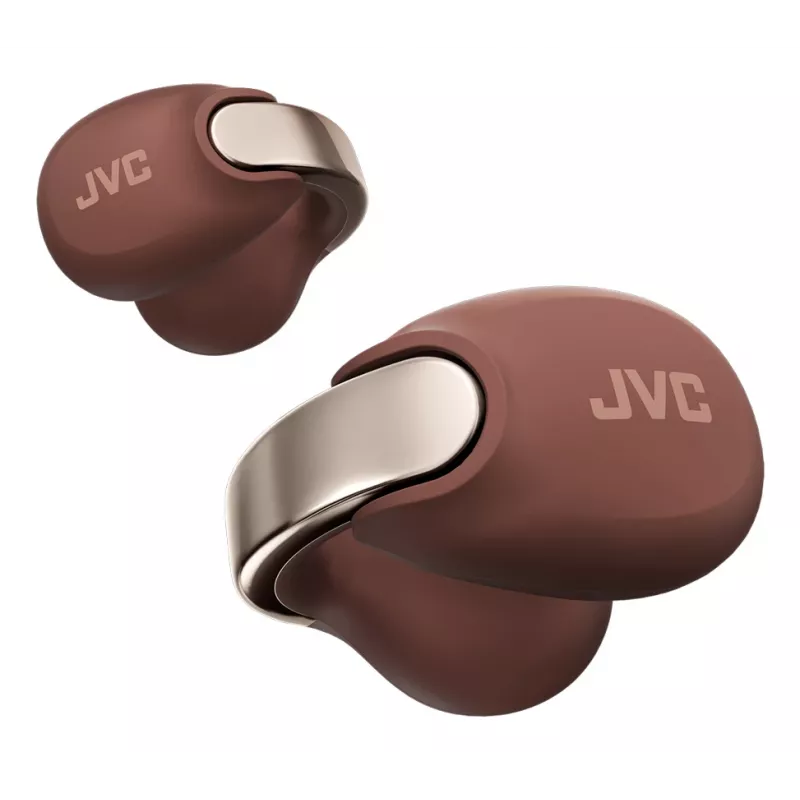 JVC HA-NP1T headset True Wireless Stereo (TWS) ušný klip hovory/hudba USB Type-C Bluetooth hnedá, strieborná