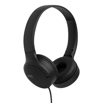 Headset JVC HA-S33UC binaurálny káblový s hlavovým mostom, 2 meniče 29,7 mm, 20–20000 Hz, 1,2 m kábel, inline mikrofón, čierny