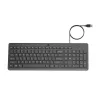 HP 150 káblová klávesnica, Full-Size (100 %), káblová, USB, mechanická, QWERTY, čierna