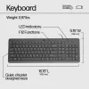 HP 150 káblová klávesnica, Full-Size (100 %), káblová, USB, mechanická, QWERTY, čierna