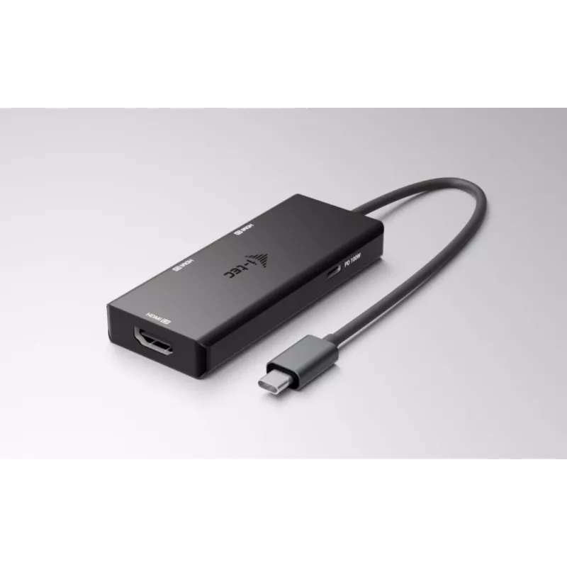 i-tec USB-C Triple 4K HDMI video adaptér, Power Delivery 100W