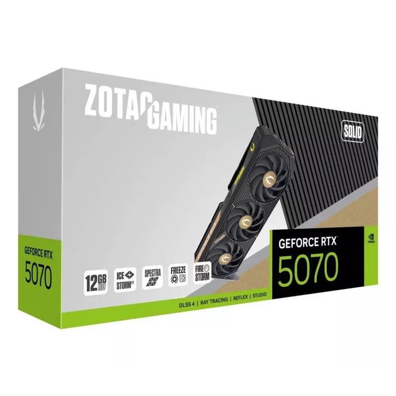 ZOTAC grafická karta - GeForce RTX 5070 - 12 GB GDDR7 - ZT-B50700D-10P