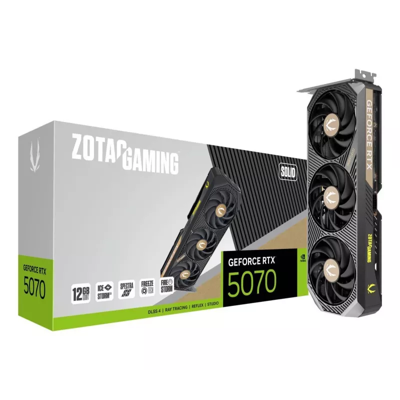 ZOTAC grafická karta - GeForce RTX 5070 - 12 GB GDDR7 - ZT-B50700D-10P