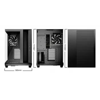PC skriňa be quiet! Light Base 500 Midi Tower čierna