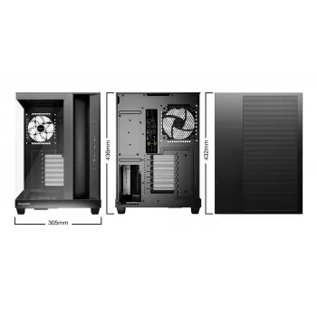 PC skriňa be quiet! Light Base 500 LX čierna Midi Tower ATX 3x 120mm ventilátory