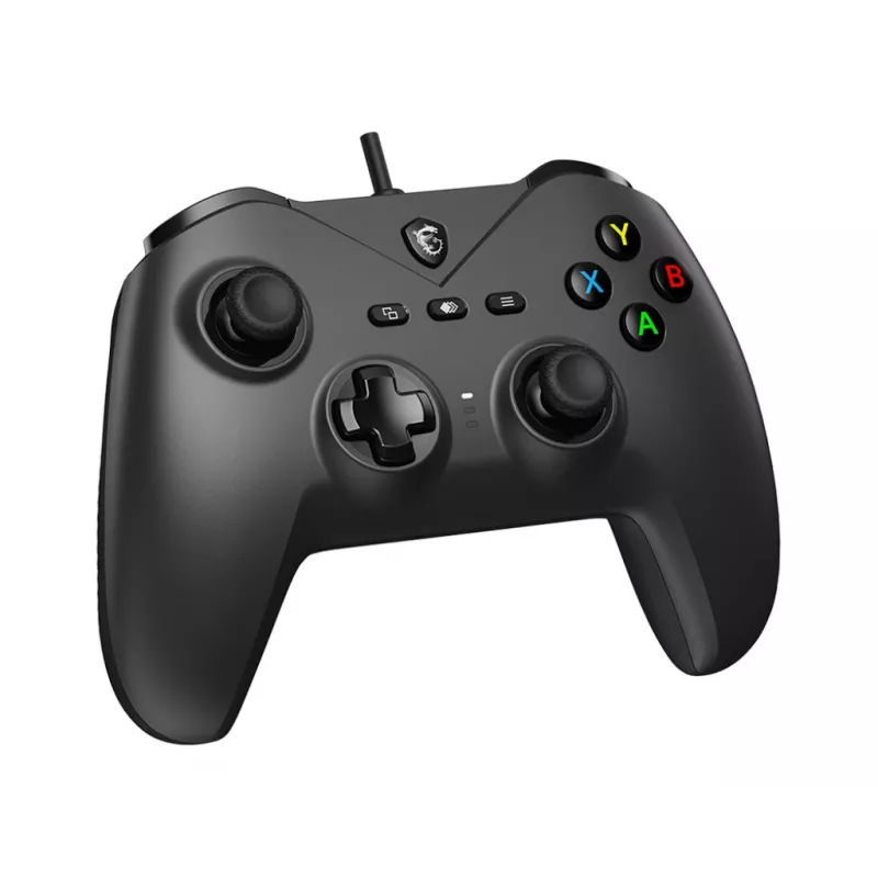 MSI FORCE GC200 herný ovládač čierny USB gamepad analógový / digitálny Android, PC