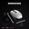 HP 240 čierna Bluetooth myš, obojručná, optická, Bluetooth, 1600 DPI, čierna