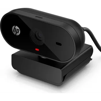 HP 320 FHD webkamera, 1920 x 1080 pixelov, Full HD, 30 fps, domácnosť, USB, čierna