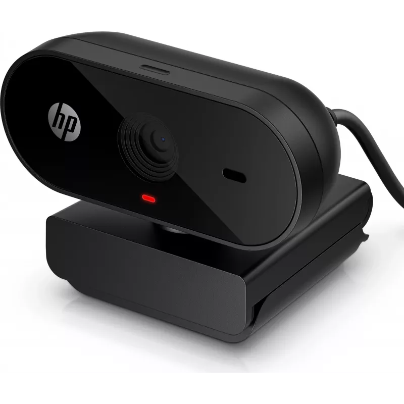 HP 320 FHD webkamera, 1920 x 1080 pixelov, Full HD, 30 fps, domácnosť, USB, čierna