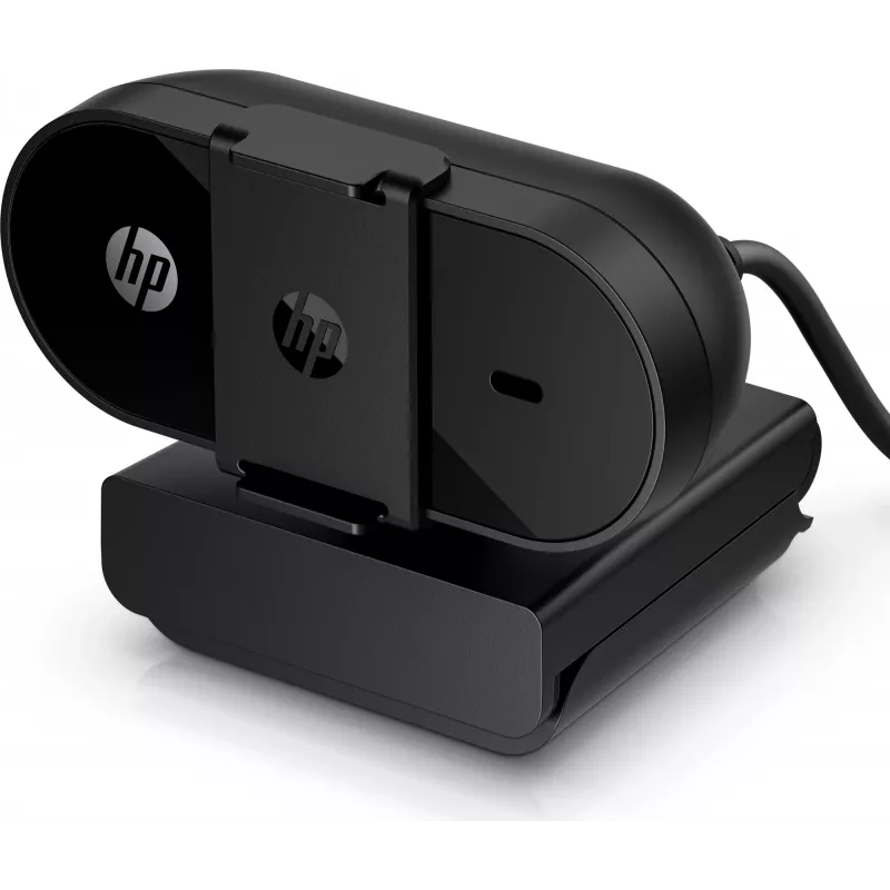 HP 320 FHD webkamera, 1920 x 1080 pixelov, Full HD, 30 fps, domácnosť, USB, čierna