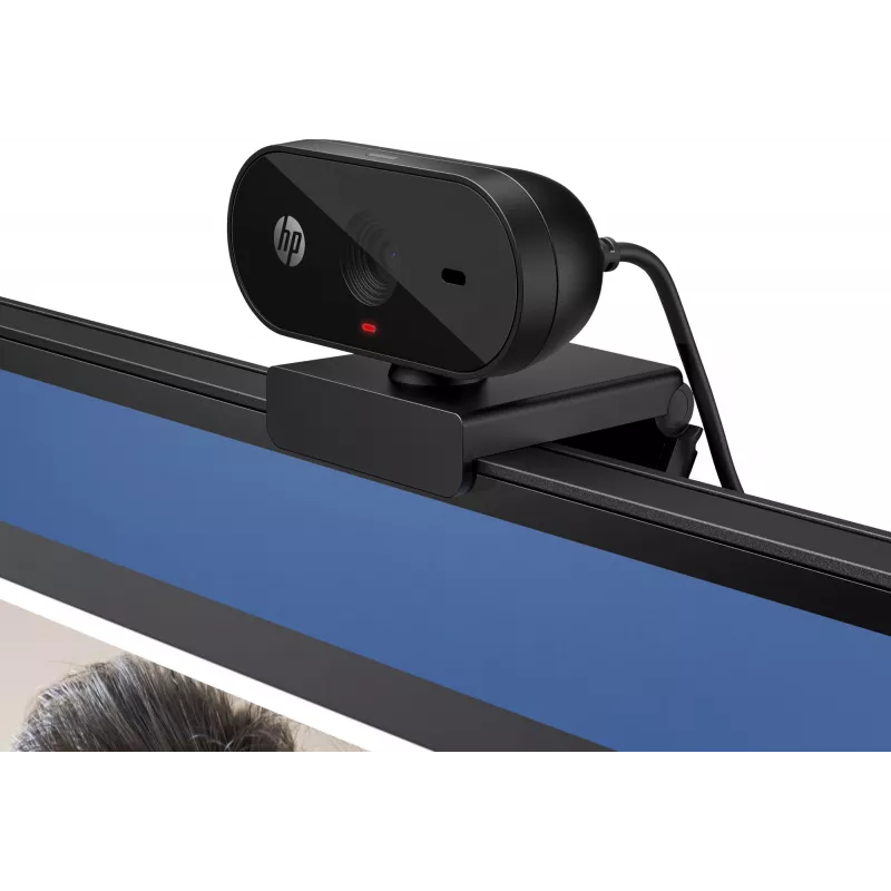 HP 320 FHD webkamera, 1920 x 1080 pixelov, Full HD, 30 fps, domácnosť, USB, čierna