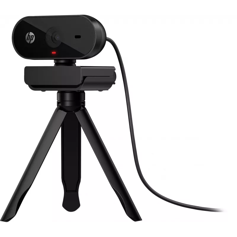 HP 320 FHD webkamera, 1920 x 1080 pixelov, Full HD, 30 fps, domácnosť, USB, čierna