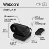 HP 320 FHD webkamera, 1920 x 1080 pixelov, Full HD, 30 fps, domácnosť, USB, čierna